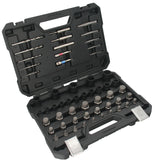 56-tlg. Ausdreher Schraubenausdreher Mutter Entferner Bolzenausdreher Werkzeug