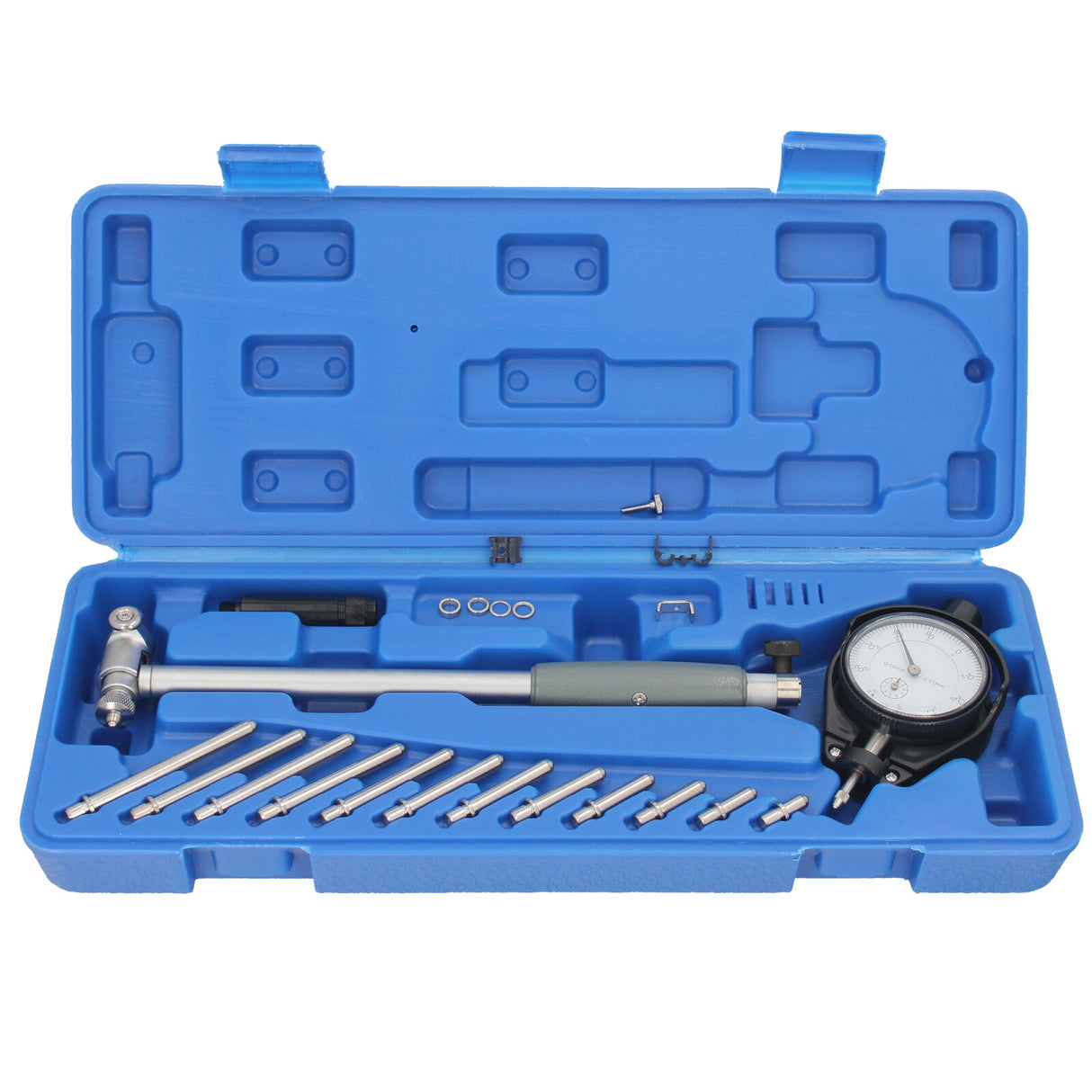 Innenmeßgerät 50-160mm Innenfeinmessgerät Feinmessgerät Zylinder Messuhr 0-10 mm