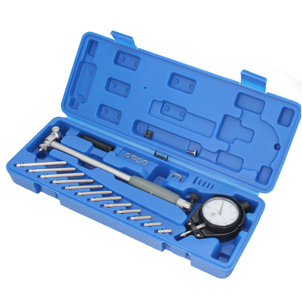 Innenmeßgerät 50-160mm Innenfeinmessgerät Feinmessgerät Zylinder Messuhr 0-10 mm