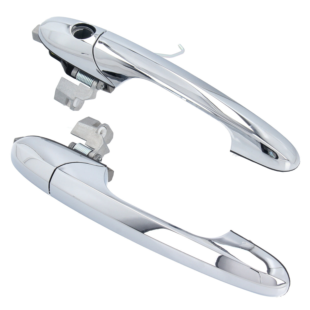 Poignée de porte extérieure avant gauche et droite Compatible avec Fiat 500 500C 312 à partir de 2007 chrome brillant