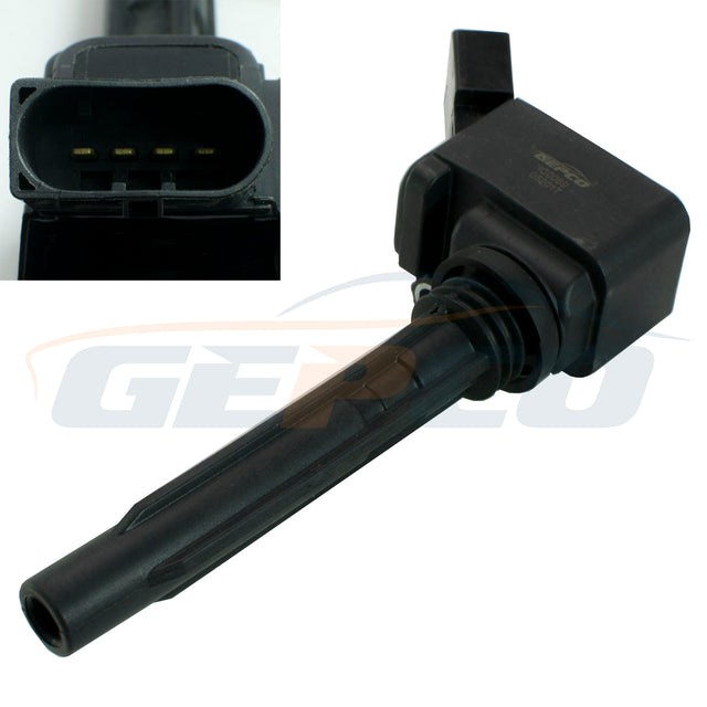 GEPCO Zündspule 12V 4-polig (1/1) –  für Audi, VW, Skoda, Seat, Porsche