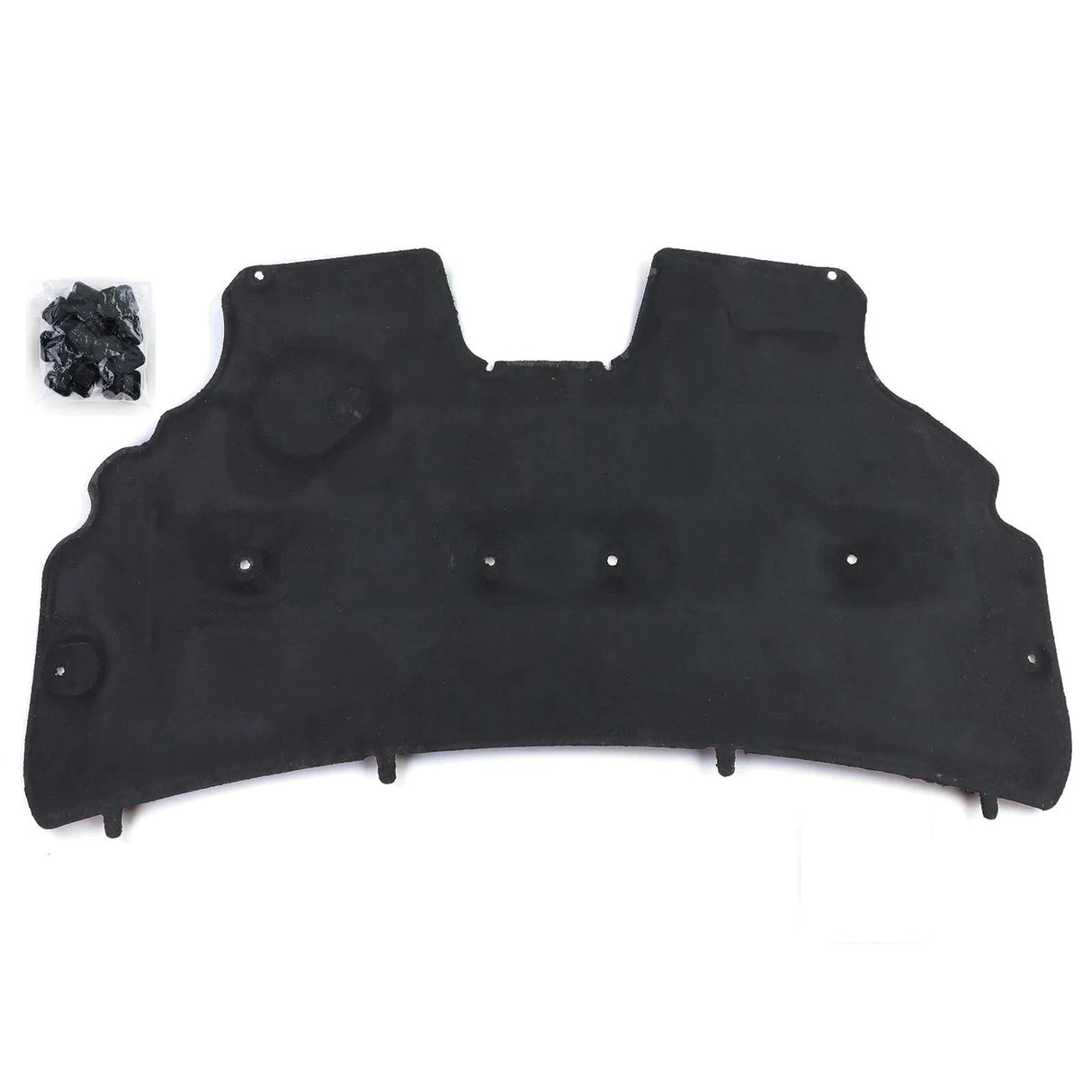 Tapis isolant GEPCO pour capot, isolation du compartiment moteur avec clips Compatible avec FORD FIESTA VI FIESTA VI VAN