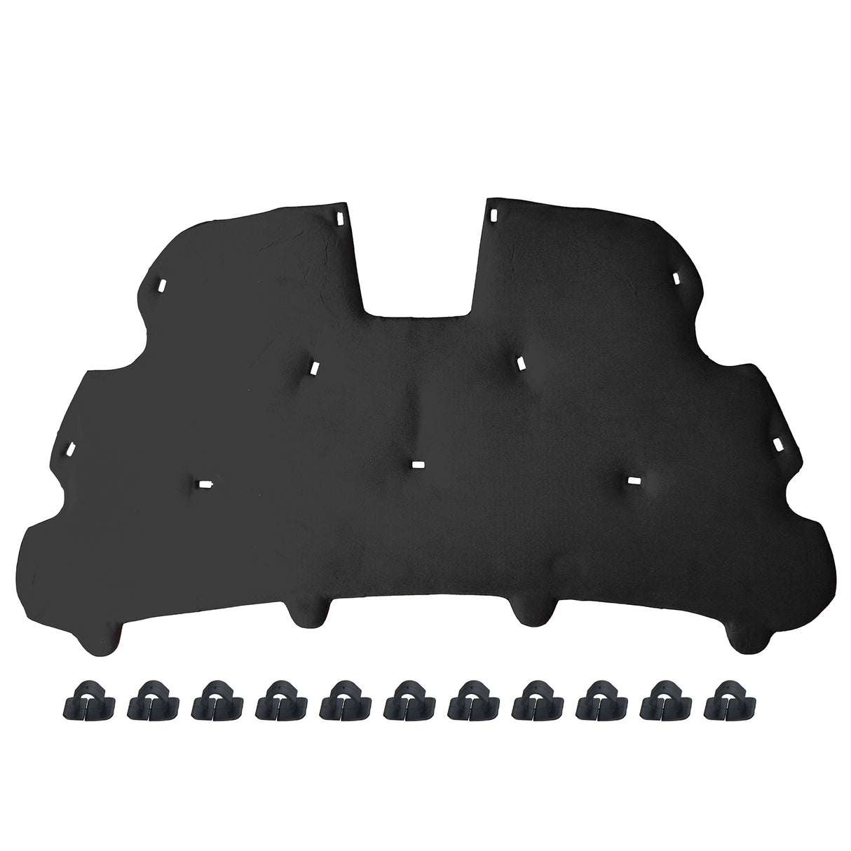 Tapis isolant de capot GEPCO pour Ford Focus MK2 II 2007-2011 avec clips
