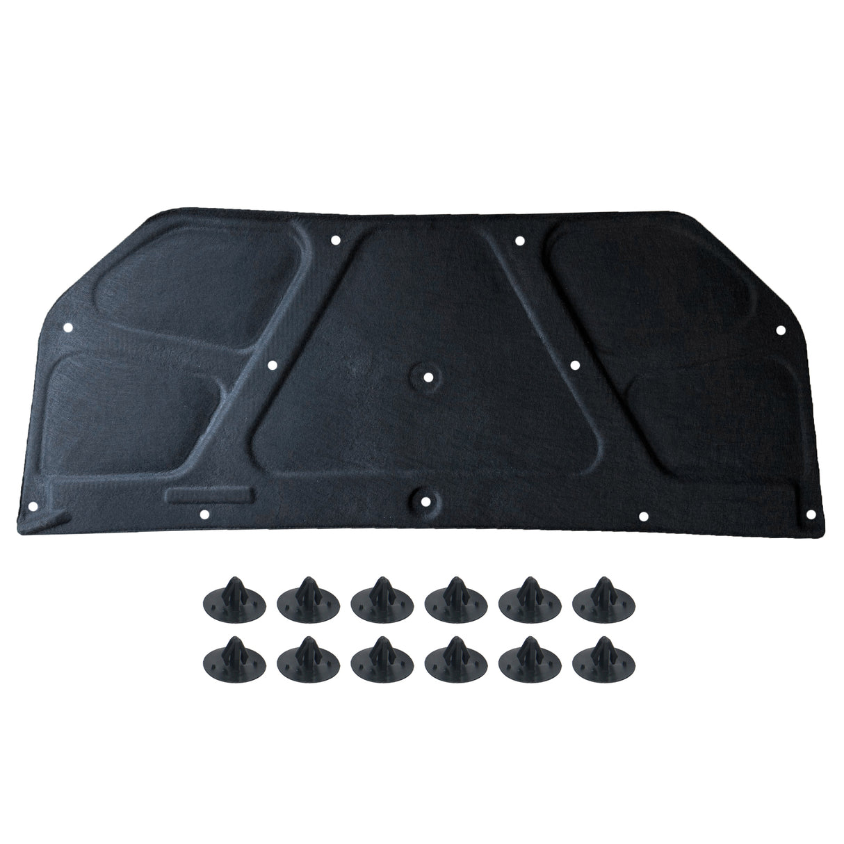 Tapis isolant de capot GEPCO pour HYUNDAI TUCSON I JM 2004-2009 avec clips
