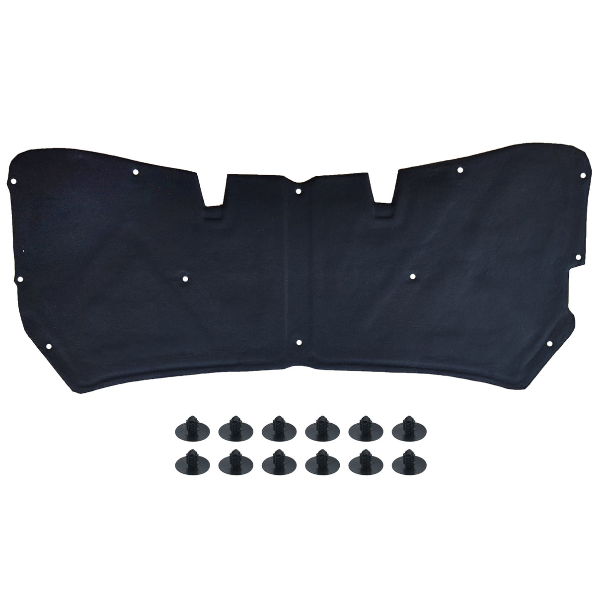 Tapis isolant de capot GEPCO pour NISSAN QASHQAI I J10 2007-2010 avec clips
