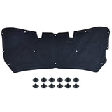 Tapis isolant de capot GEPCO pour NISSAN QASHQAI I J10 2007-2010 avec clips