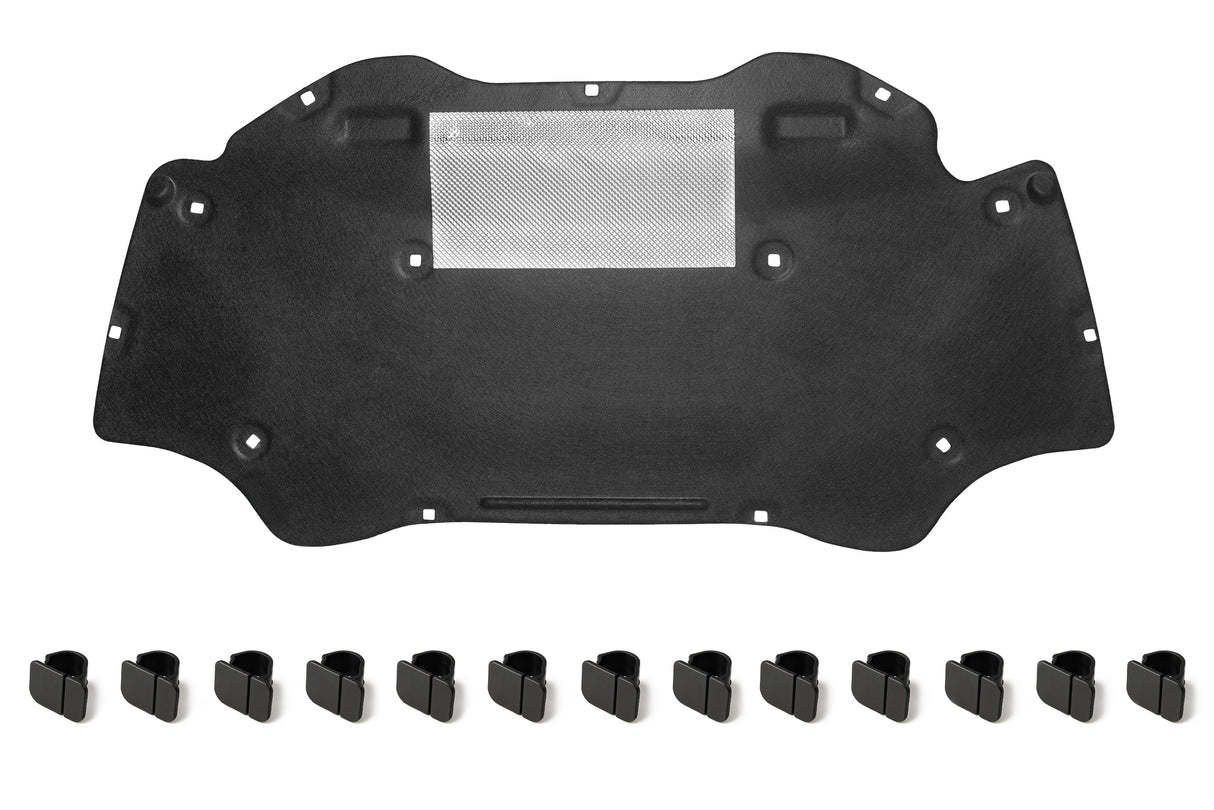 GEPCO Motorhaubendämmung Dämmmatte für SEAT IBIZA IV 6J 6P 2008-2017 mit Clips