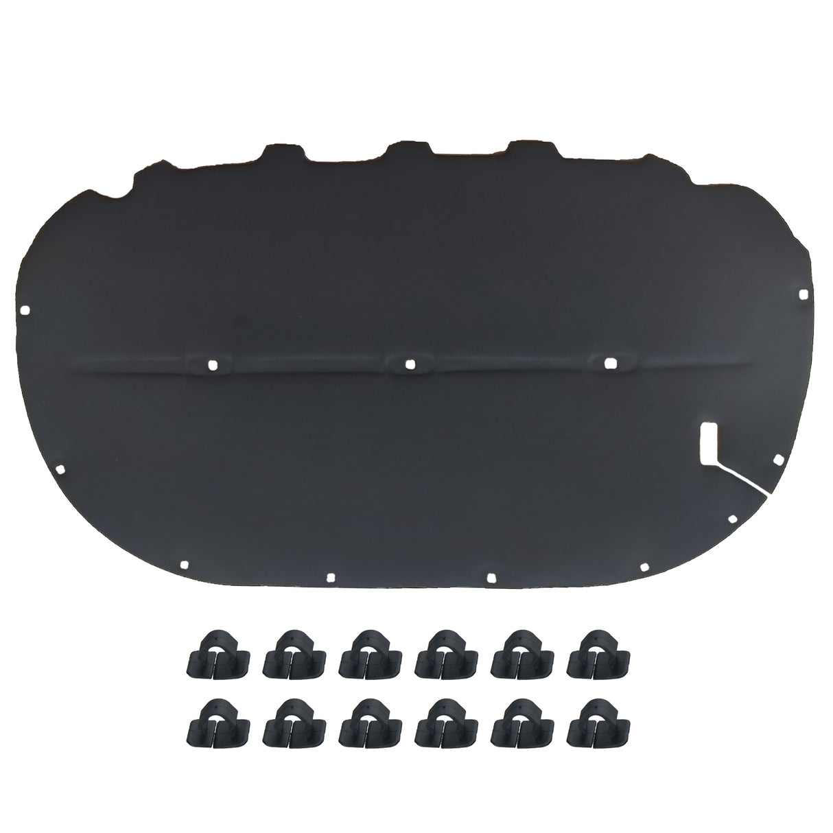 Tapis isolant de capot GEPCO + clips pour VW PASSAT B8 3G 2014-22 3G0863831