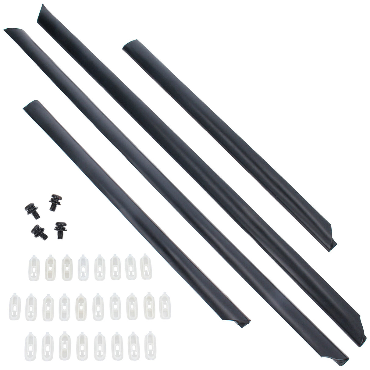 4 bandes de garniture de porte GEPCO pour Audi A4 B5 Berline Avant 