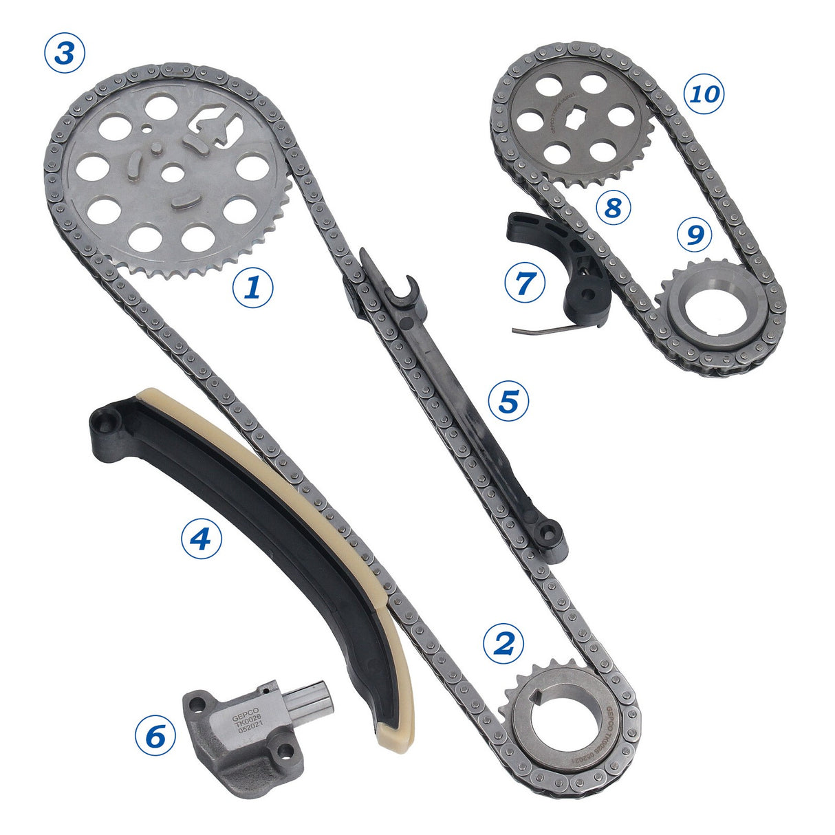 Kit chaîne de distribution Chaîne de distribution Smart Cabrio City-Coupe Crossblade Roadster Fortwo